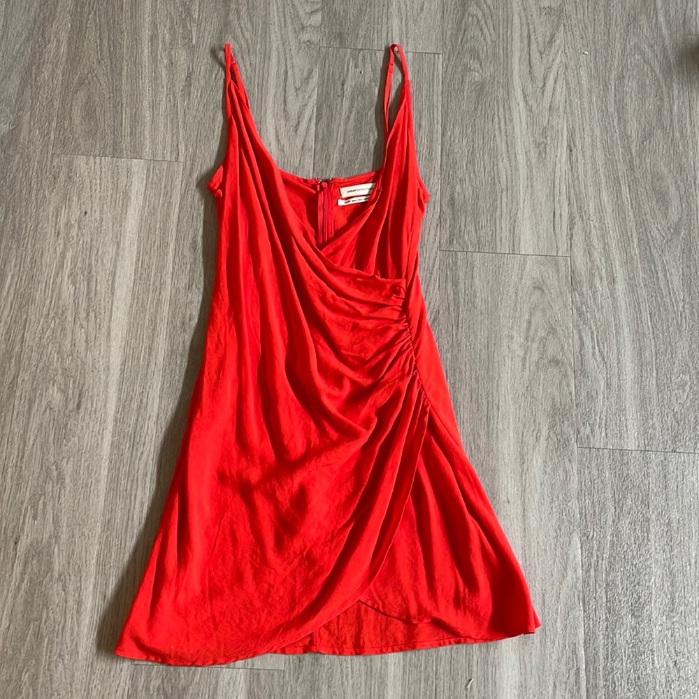 Urban Outfitters Coastline Gauze Ruched Mini Dress